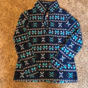 Aztec fleece pullover